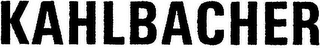 KAHLBACHER logo