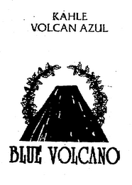 KAHLE VOLCAN AZUL BLUE VOLCANO logo