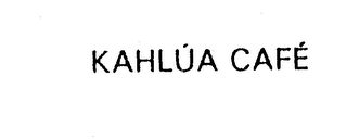 KAHLUA CAFE logo