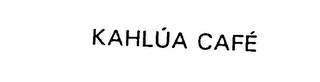 KAHLUA CAFE logo