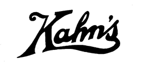 KAHN'S logo