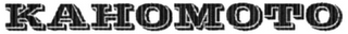 KAHOMOTO logo