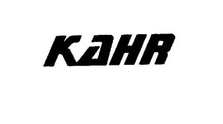 KAHR logo