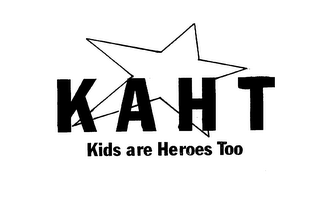 KAHT KIDS ARE HEROES TOO logo