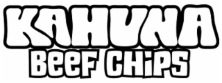 KAHUNA BEEF CHIPS logo