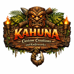 KAHUNA CUSTOM CREATIONS AND KNIFEWORKS logo