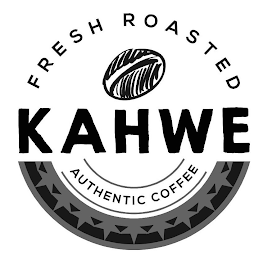 KAHWE FRESH ROASTED AUTHENTIC COFFEE logo