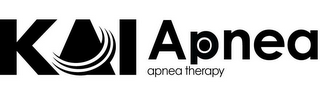 KAI APNEA APNEA THERAPY logo