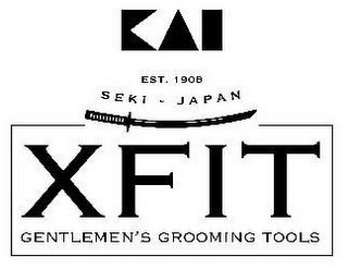 KAI EST. 1908 SEKI - JAPAN XFIT GENTLEMEN'S GROOMING TOOLS logo