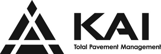 KAI TOTAL PAVEMENT MANAGEMENT logo