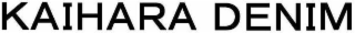 KAIHARA DENIM logo