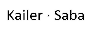 KAILER · SABA logo