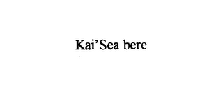 KAI'SEA BERE logo