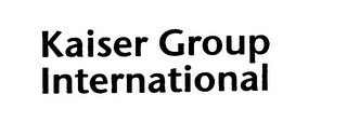 KAISER GROUP INTERNATIONAL logo