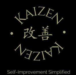 KAIZEN KAIZEN SELF IMPROVEMENT SIMPLIFIED logo