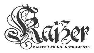 KAIZER KAIZER STRING INSTRUMENTS logo