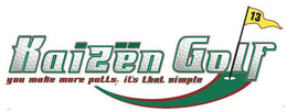 KAIZËN GOLF  13 YOU MAKE MORE PUTTS, IT'S THAT SIMPLE logo