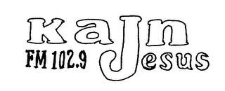 KAJN FM 102.9 JESUS logo