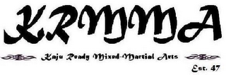 KAJU READY MIXED-MARTIAL ARTS EST. 47 logo