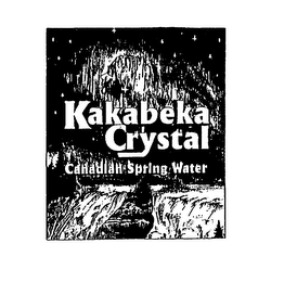 KAKABEKA CRYSTAL CANADIAN SPRING WATER logo