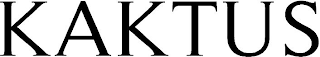 KAKTUS logo