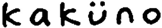 KAKÜNO logo