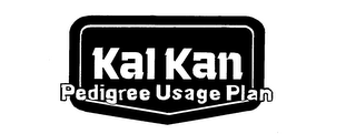 KAL KAN PEDIGREE USAGE PLAN logo