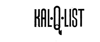 KAL-Q-LIST logo