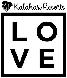 KALAHARI RESORTS LOVE logo