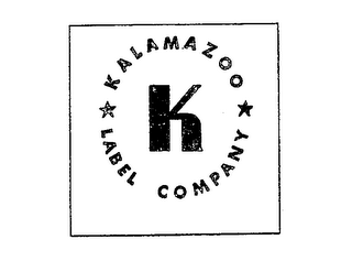 KALAMAZOO LABEL COMPANY K logo