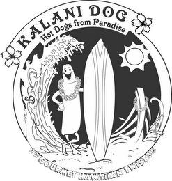 KALANI DOG HOT DOGS FROM PARADISE GOURMET HAWAIIAN TWIST logo
