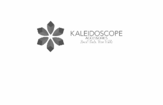 KALEIDOSCOPE ACCESSORIES SPEND WISELY, WEAR WILDLY logo