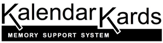 KALENDARKARDS MEMORY SUPPORT SYSTEM logo