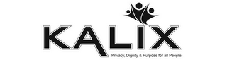 KALIX PRIVACY, DIGNITY & PURPOSE FOR ALL PEOPLE. logo