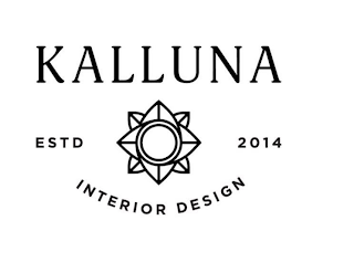KALLUNA INTERIOR DESIGN ESTD 2014 logo