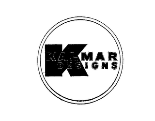 KALMAR DESIGNS WITHIN A CIRCLE logo