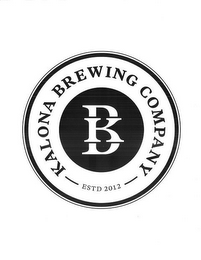 KALONA BREWING COMPANY ESTD 2012 KB logo
