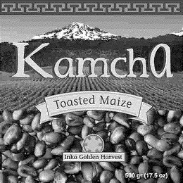 KAMCHA, TOASTED MAIZE, INKA GOLDEN HARVEST logo