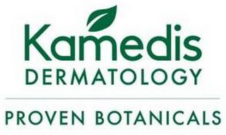 KAMEDIS DERMATOLOGY PROVEN BOTANICALS logo