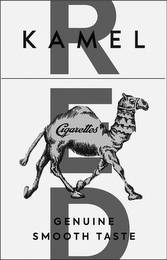 KAMEL RED CIGARETTES GENUINE SMOOTH TASTE logo