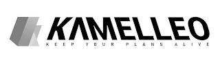 KAMELLEO KEEP YOUR PLANS ALIVE logo