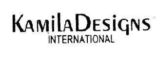 KAMILA DESIGNS INTERNATIONAL logo