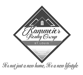 KAMMEIER REALTY GROUP ST. LOUIS IT'S NOT JUST A NEW HOME, IT'S A NEW LIFESTYLE logo