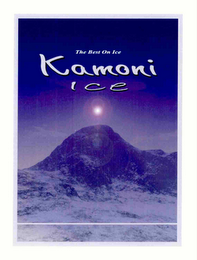 KAMONI ICE THE BEST ON ICE logo