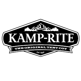 KAMP-RITE THE ORIGINAL TENT COT EST. 1998 logo