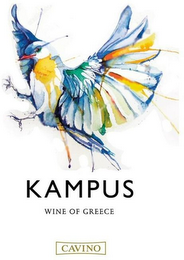 KAMPUS WINE OF GREECE CAVINO logo