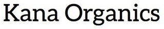 KANA ORGANICS logo