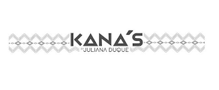 KANA'S BY JULIANA DUQUE logo