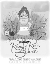 KANDY KORN STARCH EDIBLE FOOD GRADE 100% PURE CORN STARCH logo