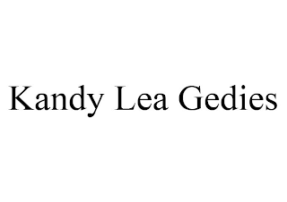 KANDY LEA GEDIES logo